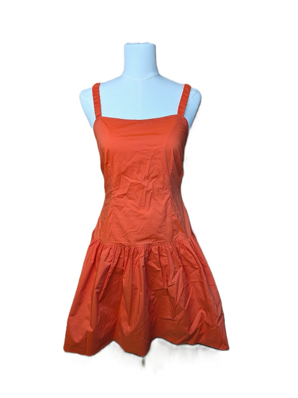 Gretchen Scott Smoking Hot Dress Bright Orange Sleeveless dress Womens Small
